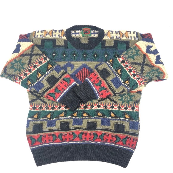 Vintage Boston Traders Men’s Hand Knitted Wool - Picture 4 of 5